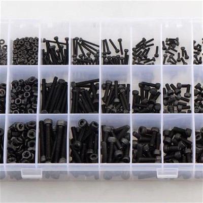 1080 Pieces M2 M3 4 Carbon Steel Round Head Screw Bolts