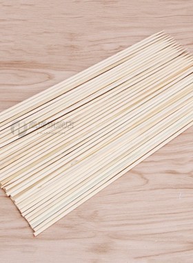 50Pcs Long Bamboo Skewers Wooden Sticks BBQ Barbecue Shish K