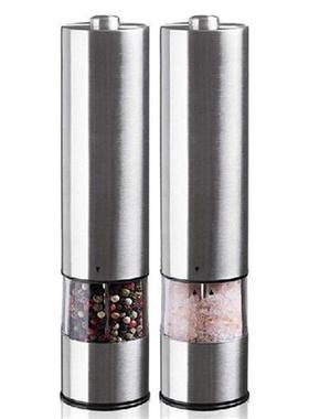 2PCS Electric Salt Pepper Grinder Automatic Adjustable