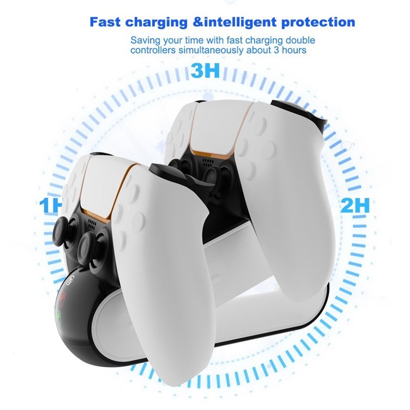 For Sony Playstation 5 PS5 Controller Dual Charger Stand Ch