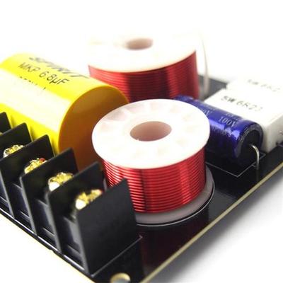 2PCS 2 Way 100W Speaker MKP Treble 3200Hz Bass Frequency Div