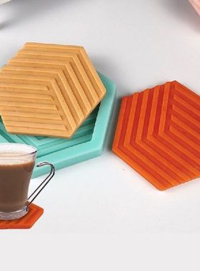 DIY Round Coaster Silicone Molds Cup Mat Pad Epoxy Resin