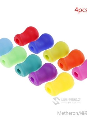 4/10pcs Silicone Pencil Grip Corrector Therapy Handwriting A