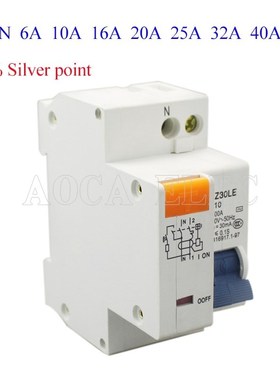 DZ30LE-C6A 10A 16A 20A 25A 32A 40A 50A 63A Rcbo 1P N Electri