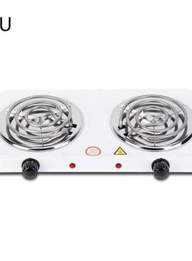 Portable Electric 2000W Mocha Pot Double Stove Hotplate Adj