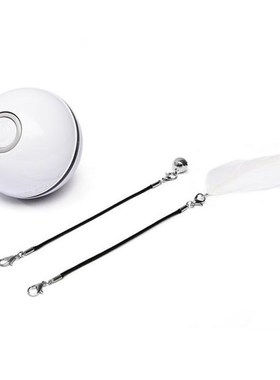 Smart Interactive Cat Toy Colorful LED Self Rotating Ball Wi