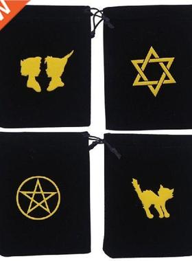 PPTDTY Oracle Card Storage Bag Drawstring Jewelry Pouch