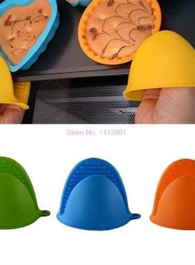 100pcs Silicone Anti-scalding Oven Gloves Mitts Potholder