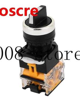 LA38/203 22mm Panel Mounting NO/NC DPST 2 Position Rotary Se