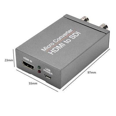 1080P HDMI to 3G HD SDI Video Audio Adapter Micro Converter