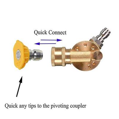 Gutter Cleaner Attachment, Pivoting Coupler 适用于 Pressure