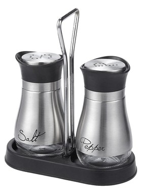 Kitchen Salt and Pepper Shakers Set - High Grade Stainless S