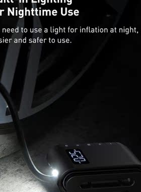 New Baseus Electric Car Air Pump Car Air Compressor Mini Des