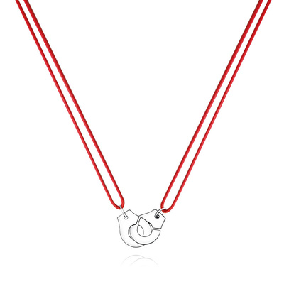 Handcuff Necklace 316L Stainless Steel Cords Les Menottes Sl