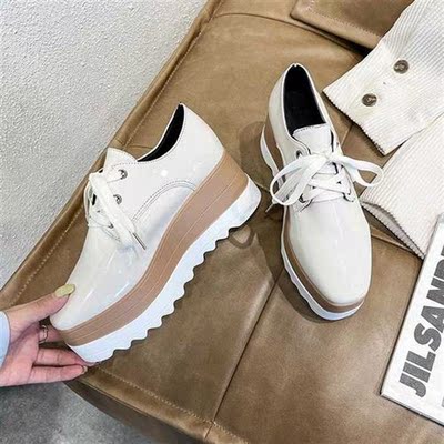 2021 Spring New Women Flat Platform Shoes Slip on Moccains L