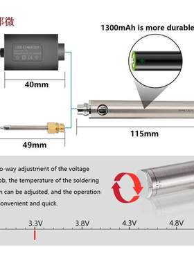5V 8W Solder Iron Wireless Charging Soldering Iron Mini Port