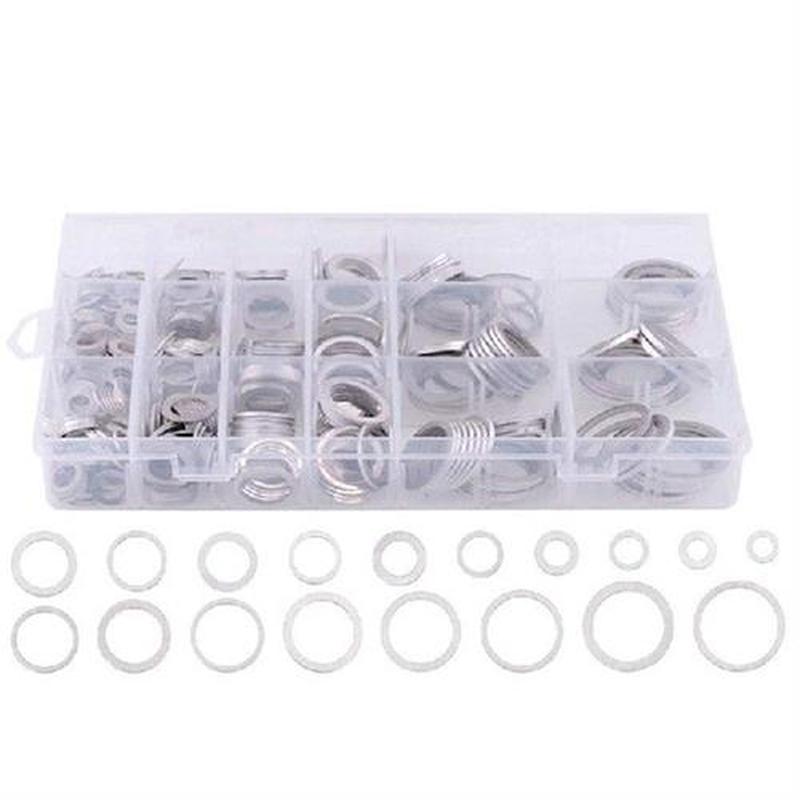 Flat Washers,Automotive Oil Drain Plug Gasket Aluminum Flat