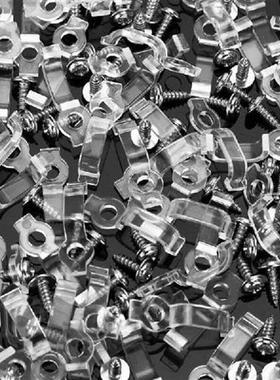 50/100 Cable Clips Organizer Drop Wire Holder Cord