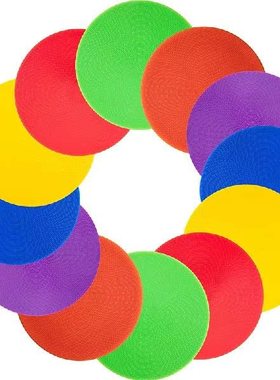 18Pcs 9 Inch Markers Floor Dots Non Slip Agility Markers