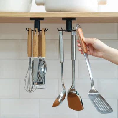 Kitchen Hook Organizer Bathroom Hanger Wall Dish Drying Rack