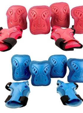 Children Protective Gear Knee Pads Elbow Wrist Pads 6 In 1