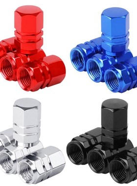 4 Pcs Car Tire Valves Stem Caps Bolt-in Alloy Leakproof Dust