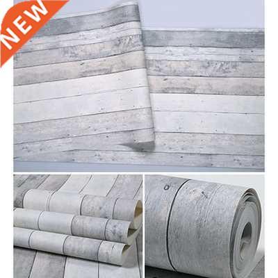 Nordic Retro Nostalgic Wood Board Wood Grain Wallpaper PVC W