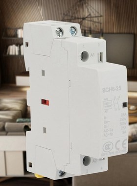 2P 25A 220V/230V Contactor 2NO 50/60HZ Din Rail Household AC