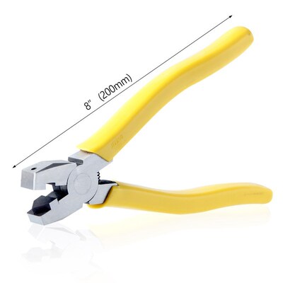 LAMEZIA 8 inch Aluminum Alloy Pliers Strip V-shaped Edge Fol
