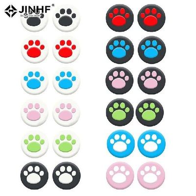 4pcs Cute Silicone Thumb Sticks Grips Joystick Cover Case