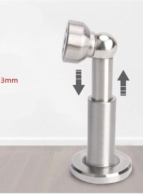 Heavy Duty Stainless Steel Magnetic Door Stopper Hidden Door