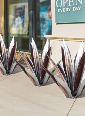 DIY Seni Logam Tequila Patung Pedesaan Tanda Taman Halaman