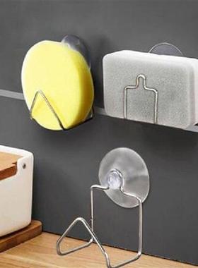 Kitchen Stainless Steel Sponges Racks Suction Cup Sink