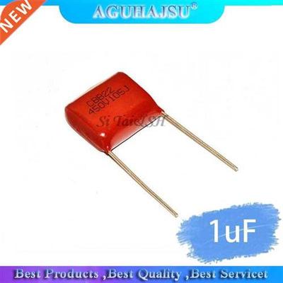 10PCS 1uF 450V CBB Polypropylene film capacitor pitch 15mm 1