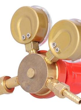 Propane Gas Regulator All Brass Pressure Gauge Regulate Valv