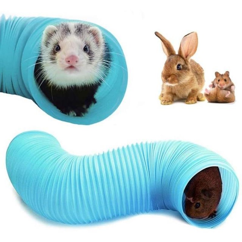 Small Guinea Pig Hamster Toy Tubes Plastic Tunnels Hamster C