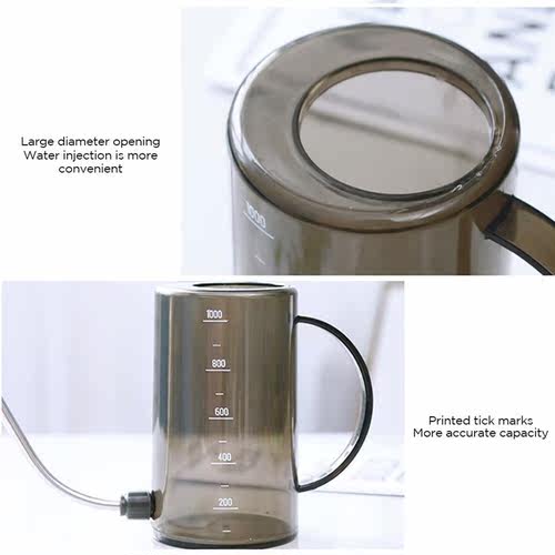 1l Long Mouth Watering Can Home Plant Pot Bottle Watering De