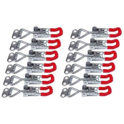 12X Pull Latch Clamp 6PCS Pull Action Latch Adjustable