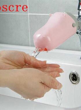 2pcs Cartoon Silicone Faucet Extender Baby Tubs Kids Hand Wa