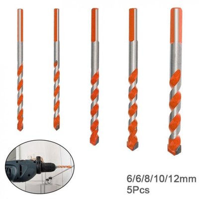 5pcs/ lot Metal Ceramic Wall Tile Drill Set Power Tools Glas