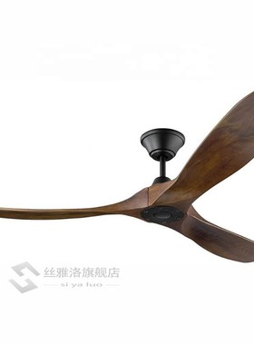 56 60 inch DC ceiling fan industrial vintage wooden ventilat