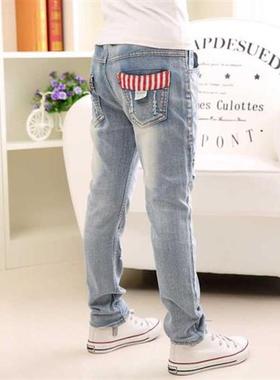 Autumn Spring Baby Boys Jeans Pants Kids Clothes Cotton Casu