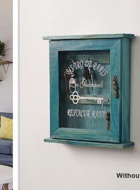 Gifts Wooden Retro Craft Mail Storage Wall Mounted Key
