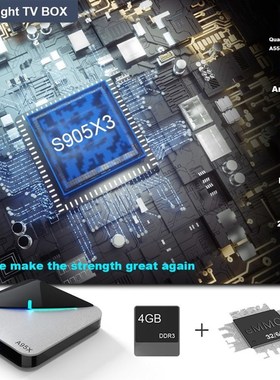 A95X F3 Air 8K RGB Light V Box Android 9 Amlogic S905X3 4GB