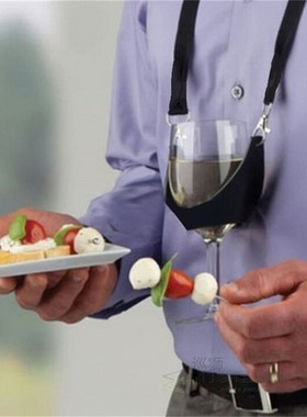 Hot Sell 1X Portable Wine Glass Lanyard Holder Straps Neckla