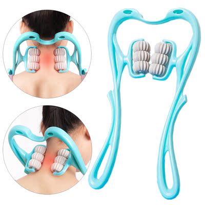 Neck Massageador Massagem Relieve Hand Roller Neck Massager