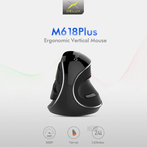 M618 PLUS Vertical Mouse Gaming Wired Ergonomics Mice Wirele