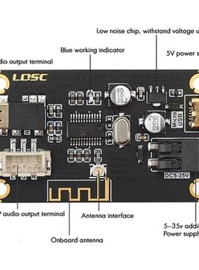 MP3 Bluetooth Decoder Board 4.2 Audio Receiver Module DIY Sp