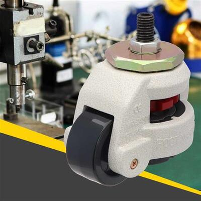2pcs GD-60S Leveling Adjusted Caster Nylon Wheel Industrial