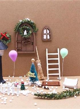 17Pcs/Set Dollhouse Miniature Mini Christmas Model Festival